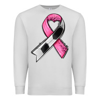 Dove Grey breast cancer sport ribbons Premium Sweatshirt - AdoDesignShop
