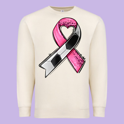Breast Cancer Sport Ribbons Premium Sweatshirt Designed By Adodesignshop