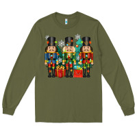 Army Green christmas natcrackers Long Sleeve Tee - Zillion Design Studio