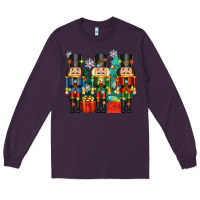 Plum christmas natcrackers Long Sleeve Tee - Zillion Design Studio