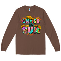 Chestnut chase the sun Long Sleeve Tee - AdoDesignShop
