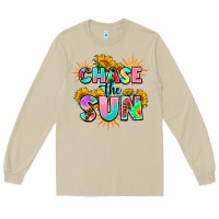 Mushroom chase the sun Long Sleeve Tee - AdoDesignShop