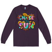 Plum chase the sun Long Sleeve Tee - AdoDesignShop