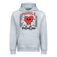 Heather Grey mama's valentine Urban Hoodie - MaliasSmallBusiness