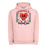 Pigment Salmon mama's valentine Urban Hoodie - MaliasSmallBusiness