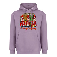 Lavender Merry christmas elfs Heavyweight Hoodie - FaDigitalArtStudio