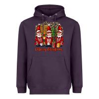 Plum Merry christmas elfs Heavyweight Hoodie - FaDigitalArtStudio