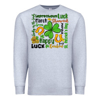 Heather Grey st patrick s day Premium Sweatshirt - Artiststas