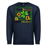 Navy st patrick s day Premium Sweatshirt - Artiststas