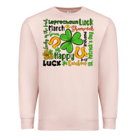 Pale Pink st patrick s day Premium Sweatshirt - Artiststas