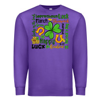 Purple st patrick s day Premium Sweatshirt - Artiststas