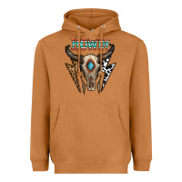 Meerkat howdy boho skull Heavyweight Hoodie - CowhideDigitalArt