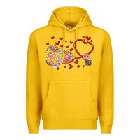 Lemon valentine's day stethoscope Premium Hoodie - MaliasSmallBusiness
