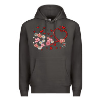 Smoke valentine's day stethoscope Premium Hoodie - MaliasSmallBusiness