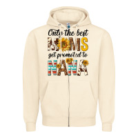 Sandshell only the best moms get promoted to nana Zipper Hoodie - texasbilliewilder