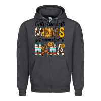 Smoke only the best moms get promoted to nana Zipper Hoodie - texasbilliewilder