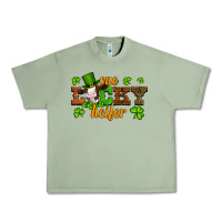 Oil Green st patricks one lucky heifer baby cow Urban Heavy Tee - Artiststas