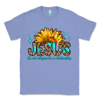 Colony Blue jesus it s not religion it s a relationship Classic Tee - Zillion Design Studio