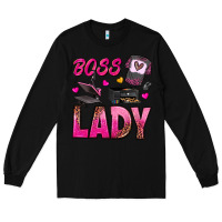 Black boss lady Long Sleeve Tee - texasbilliewilder