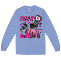 Colony Blue boss lady Long Sleeve Tee - texasbilliewilder