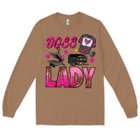 Toasted Coconut boss lady Long Sleeve Tee - texasbilliewilder
