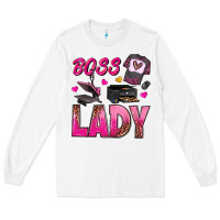 White boss lady Long Sleeve Tee - texasbilliewilder