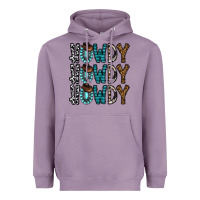 Lavender howdy howdy howdy Heavyweight Hoodie - CowhideDigitalArt