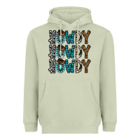 Matcha howdy howdy howdy Heavyweight Hoodie - CowhideDigitalArt