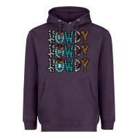 Plum howdy howdy howdy Heavyweight Hoodie - CowhideDigitalArt