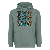 Sage howdy howdy howdy Heavyweight Hoodie - CowhideDigitalArt