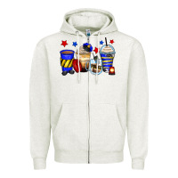 Police Coffee Cups Zipper Hoodie | Teevron