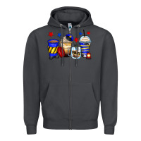 Smoke police coffee cups Zipper Hoodie - Zillion Design Studio