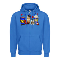 True Royal police coffee cups Zipper Hoodie - Zillion Design Studio