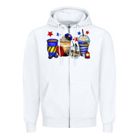 White police coffee cups Zipper Hoodie - Zillion Design Studio