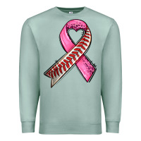 Seafoam breast cancer sport ribbons Premium Sweatshirt - AdoDesignShop
