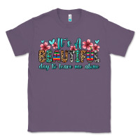 Lavender it s a beautiful day to leave me alone Classic Tee - Zillion Design Studio
