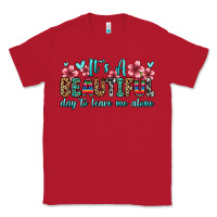 Red it s a beautiful day to leave me alone Classic Tee - Zillion Design Studio