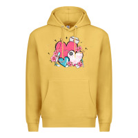 Antique Gold nurse hearts Premium Hoodie - MaliasSmallBusiness