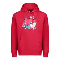 Cardinal nurse hearts Premium Hoodie - MaliasSmallBusiness