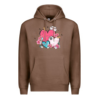 Chestnut nurse hearts Premium Hoodie - MaliasSmallBusiness
