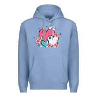Colony Blue nurse hearts Premium Hoodie - MaliasSmallBusiness