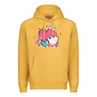 Mustard nurse hearts Premium Hoodie - MaliasSmallBusiness