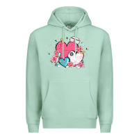 Seafoam nurse hearts Premium Hoodie - MaliasSmallBusiness