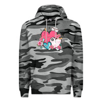 Slate Camo nurse hearts Premium Hoodie - MaliasSmallBusiness