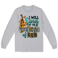 Moon Dust i will sing of the goodness of god Long Sleeve Tee - RanaPortraitStore