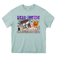 Arona Dead Inside Caffeinated Heavy Core Tee - CowhideDigitalArt