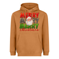 Meerkat Merry Christmas Santa Heavyweight Hoodie - FaDigitalArtStudio