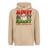 Mushroom Merry Christmas Santa Heavyweight Hoodie - FaDigitalArtStudio