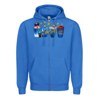 True Royal police coffee cups Zipper Hoodie - texasbilliewilder