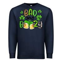 Navy bad and boozy Premium Sweatshirt - Artiststas